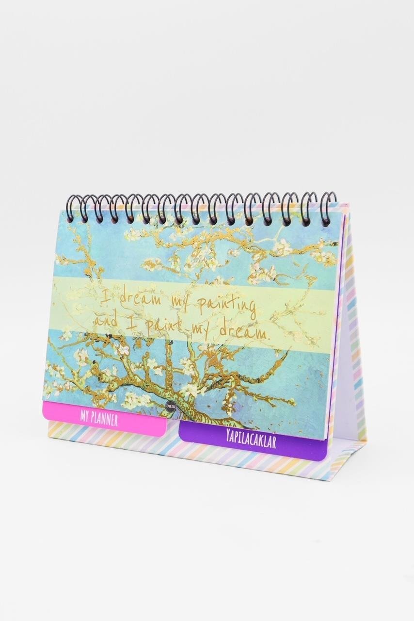 Badem Çiçeği Tasarımlı Konuşan Planner