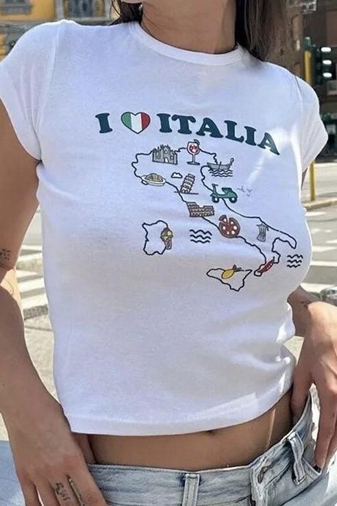 Beyaz I Italia Crop