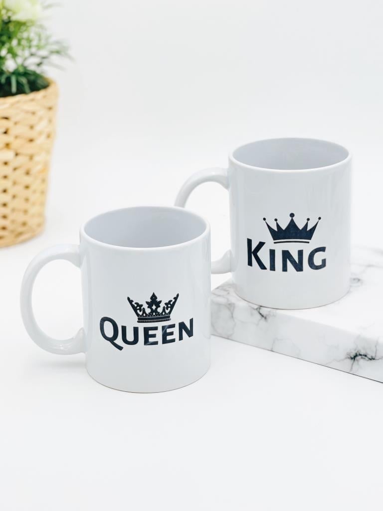 Beyaz King&Queen Kupa