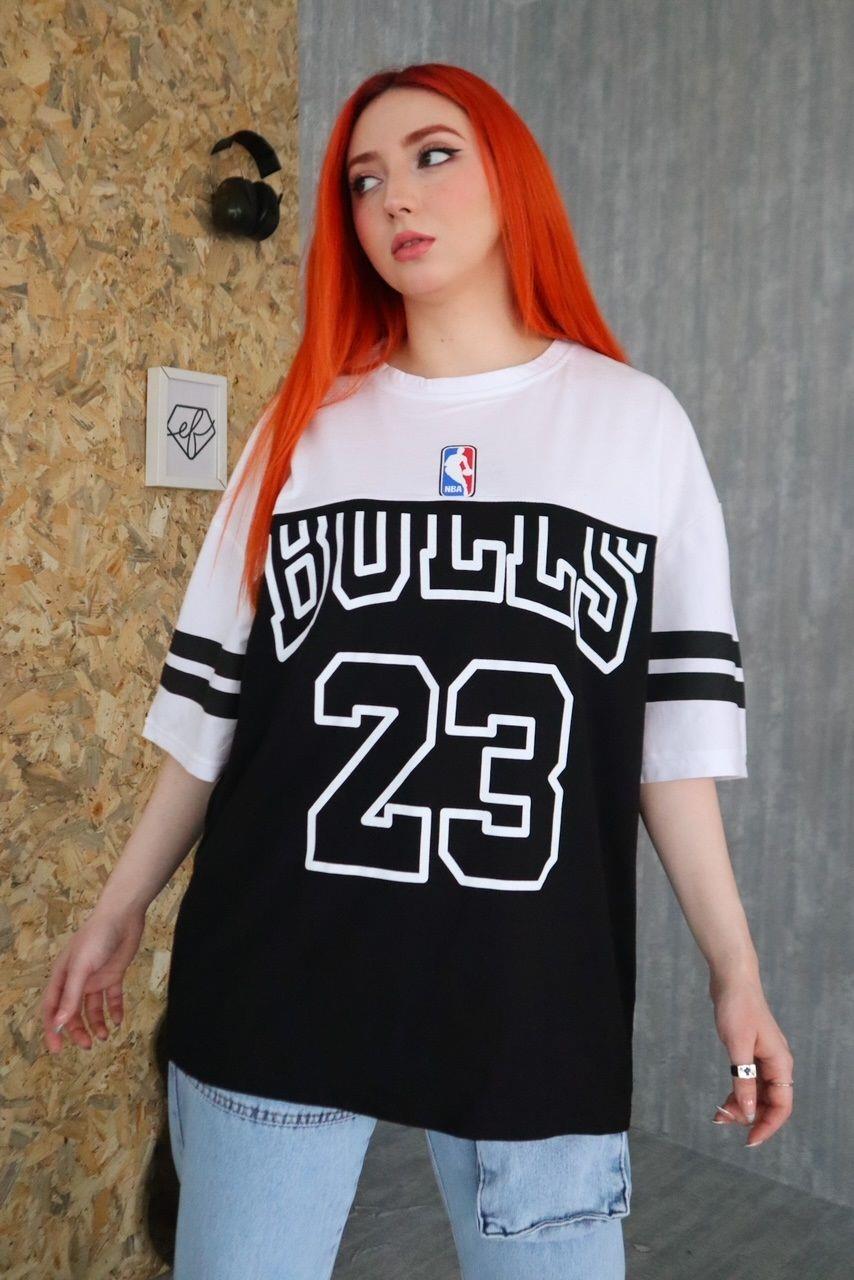 Beyaz Siyah NBA 23 T-Shirt