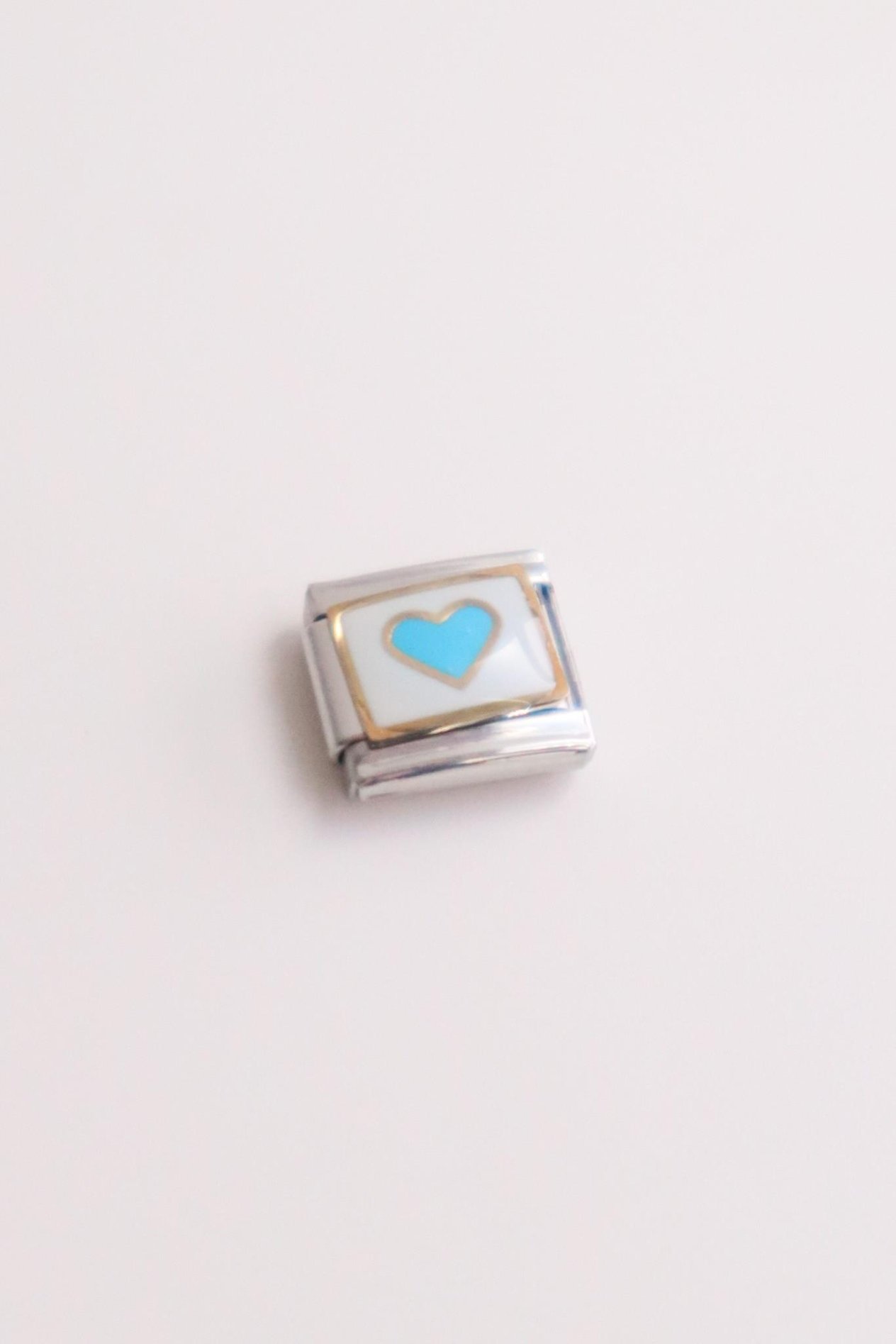 Blue Heart İtalyan Charm 