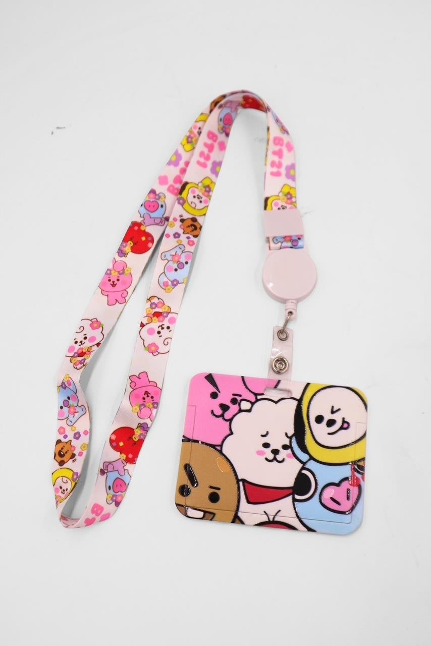 BT21 Best Fridens Kartlıklı Boyun Askılığı 