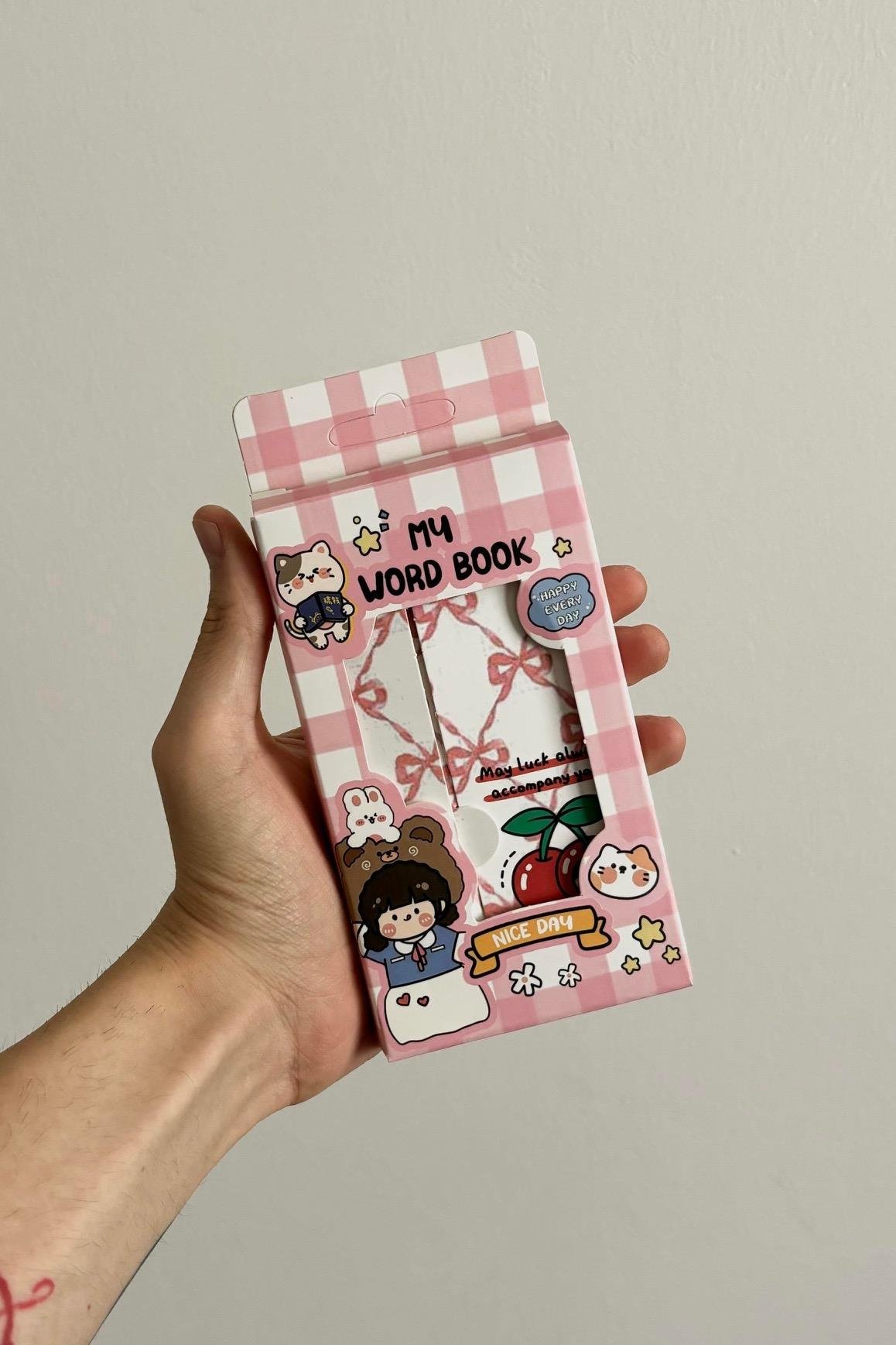 Cherry Girl Word Book / Kelime Çalışma Defteri