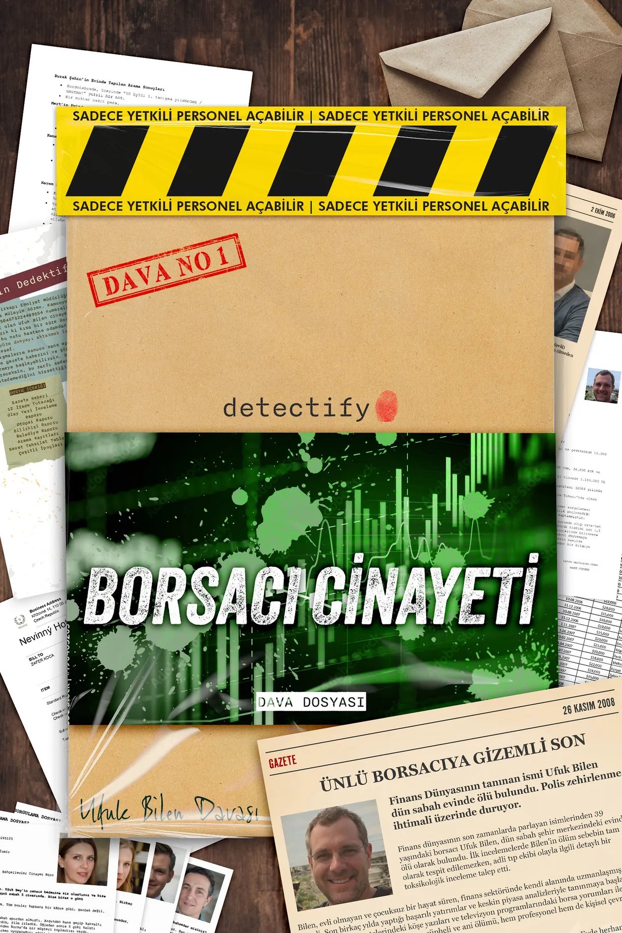 Dedektif Cinayet Çözme Oyunu - Borsacı Cinayeti 