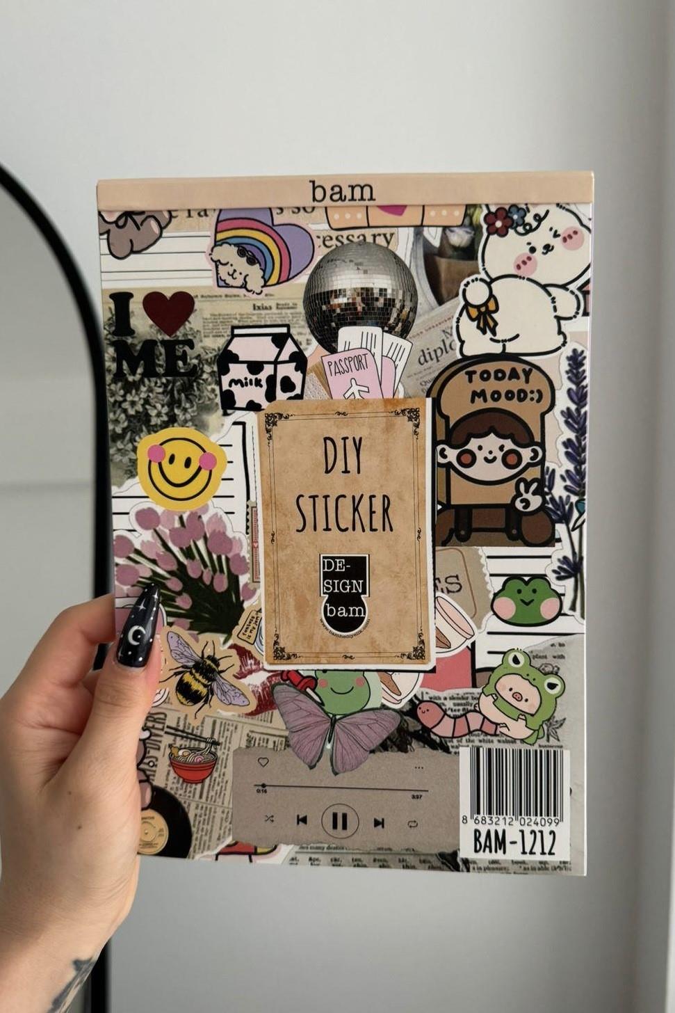 DIY Sticker Defteri Aesthetic