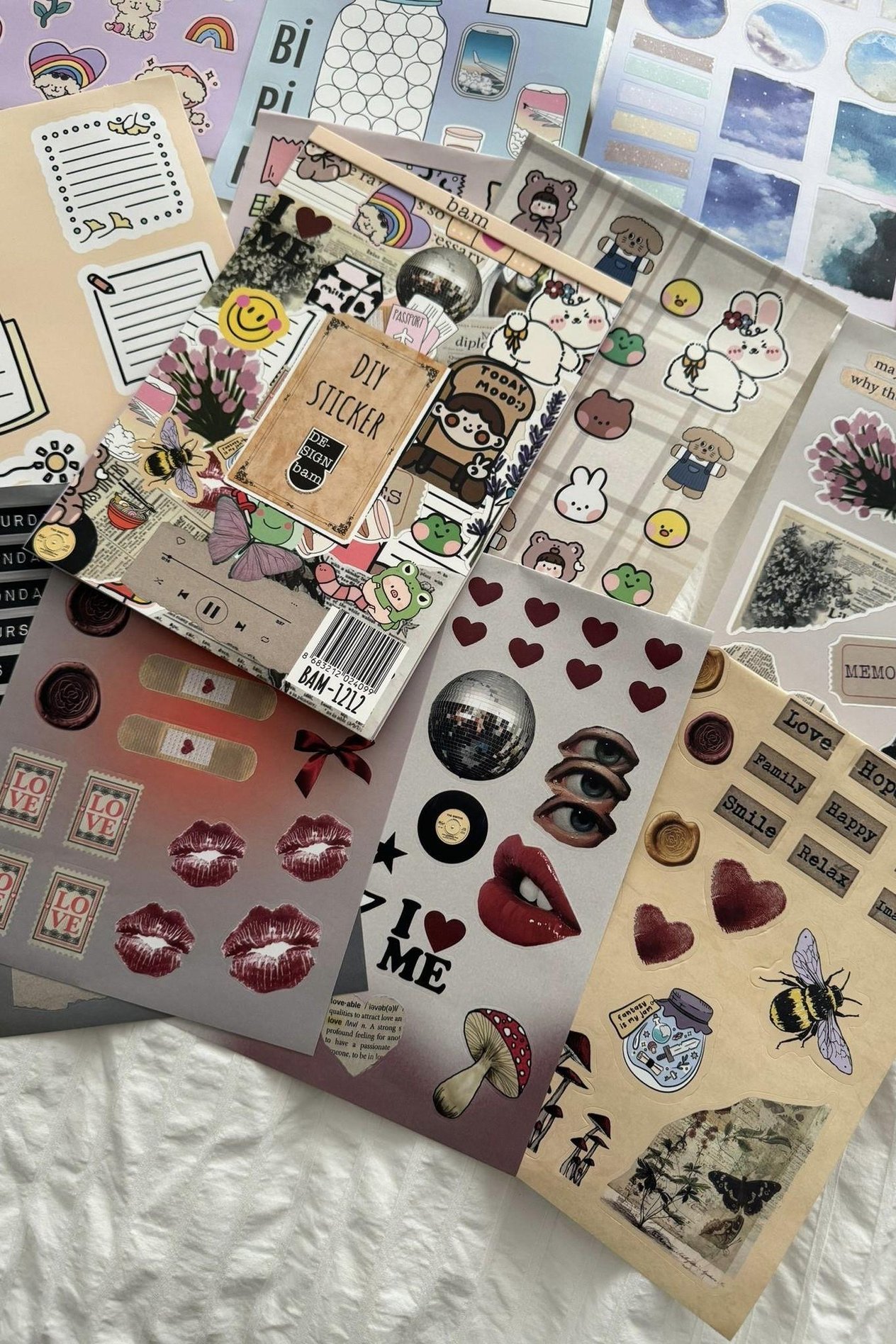 DIY Sticker Defteri Aesthetic