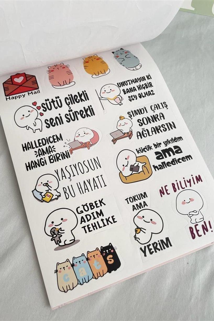 DIY Sticker Defteri Bam