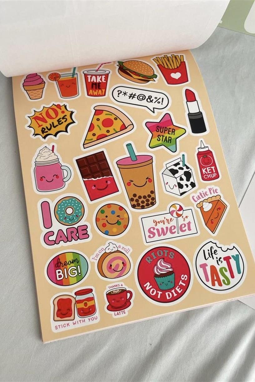 DIY Sticker Defteri Bam