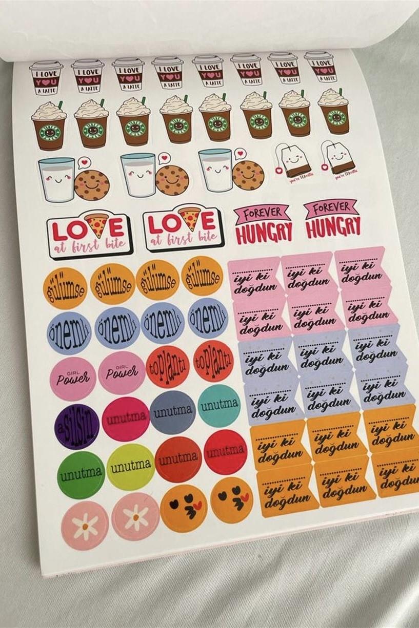 DIY Sticker Defteri Bam