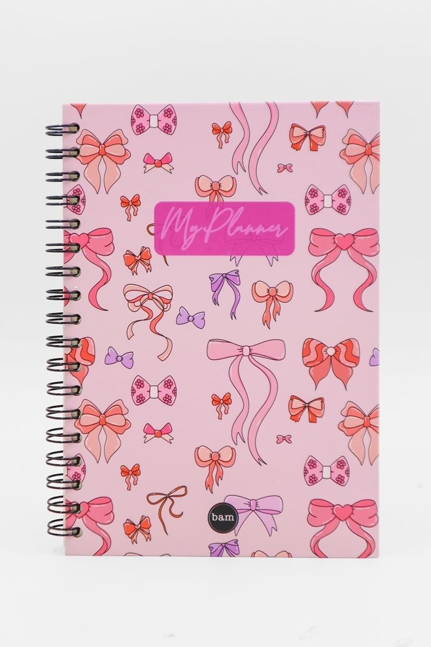 Fiyonk Tasarımlı Spiralli Defter