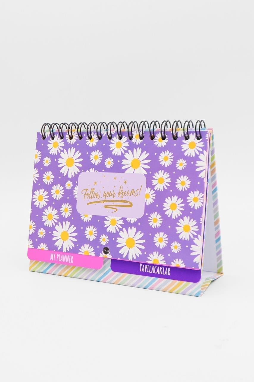 Follow Your Dreams Papatya Tasarımlı Konuşan Planner