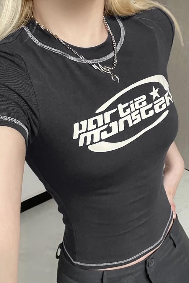 Füme Vintage Partie Monsters Crop