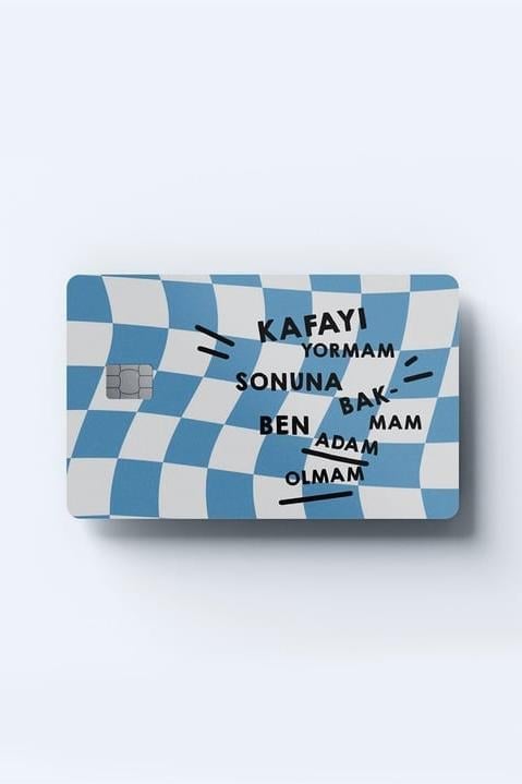 Kafayı Yormam Kart Kaplama Sticker