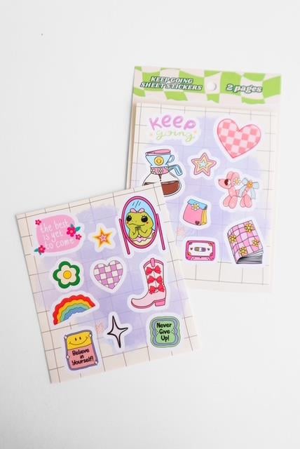 Keep Goinng 2'li Sticker Set