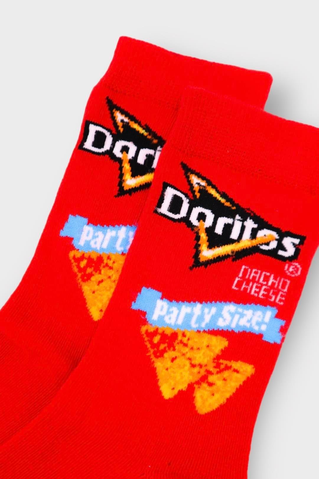 Kırmızı Doritos Party Çorap
