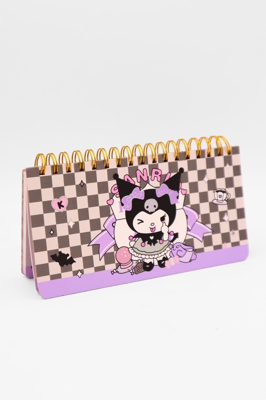 Kuromi Damalı Haftalık Planlayıcı 