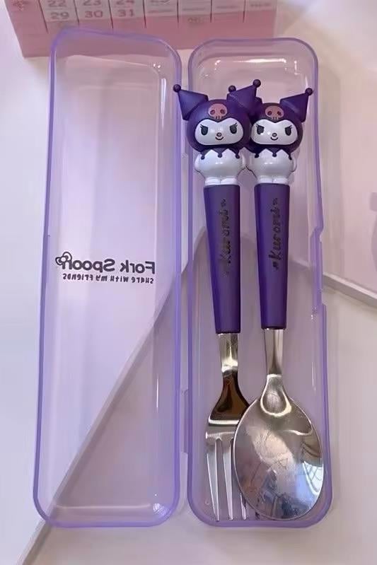 Sanrio Karakter Çatal Kaşık Seti 