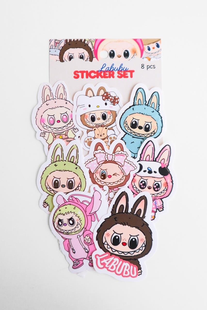 Labubu 8'li Sticker Set 