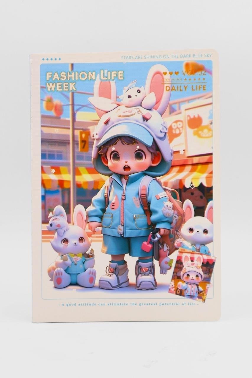 Mavi Fashıon Life Week Çizgili A4 Defter