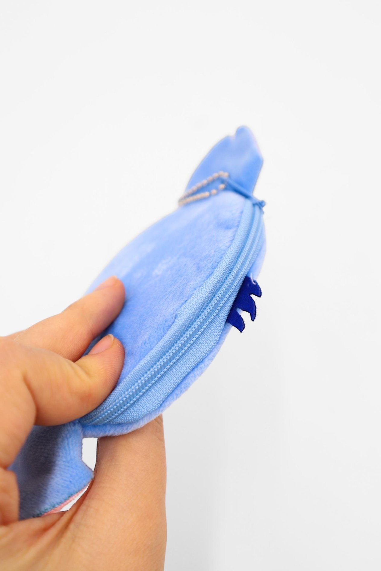 Mavi Stitch Cüzdanlı Peluş Anahtarlık