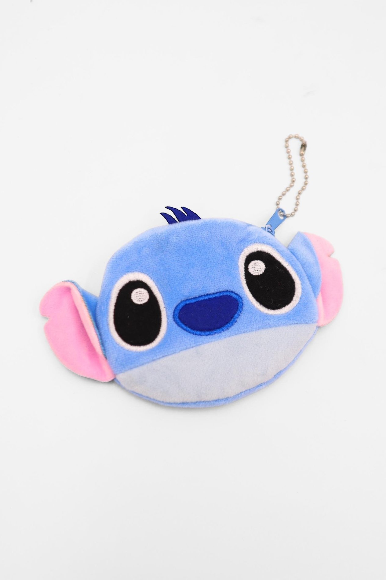 Mavi Stitch Cüzdanlı Peluş Anahtarlık
