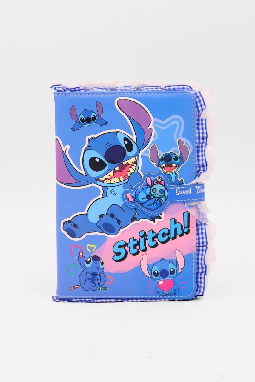 Mavi Stitch Mıknatıs Kapaklı Defter