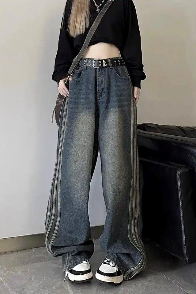 Mavi Y2K Vintage Newstyle Limde Detail Wide Bol Paça Jeans