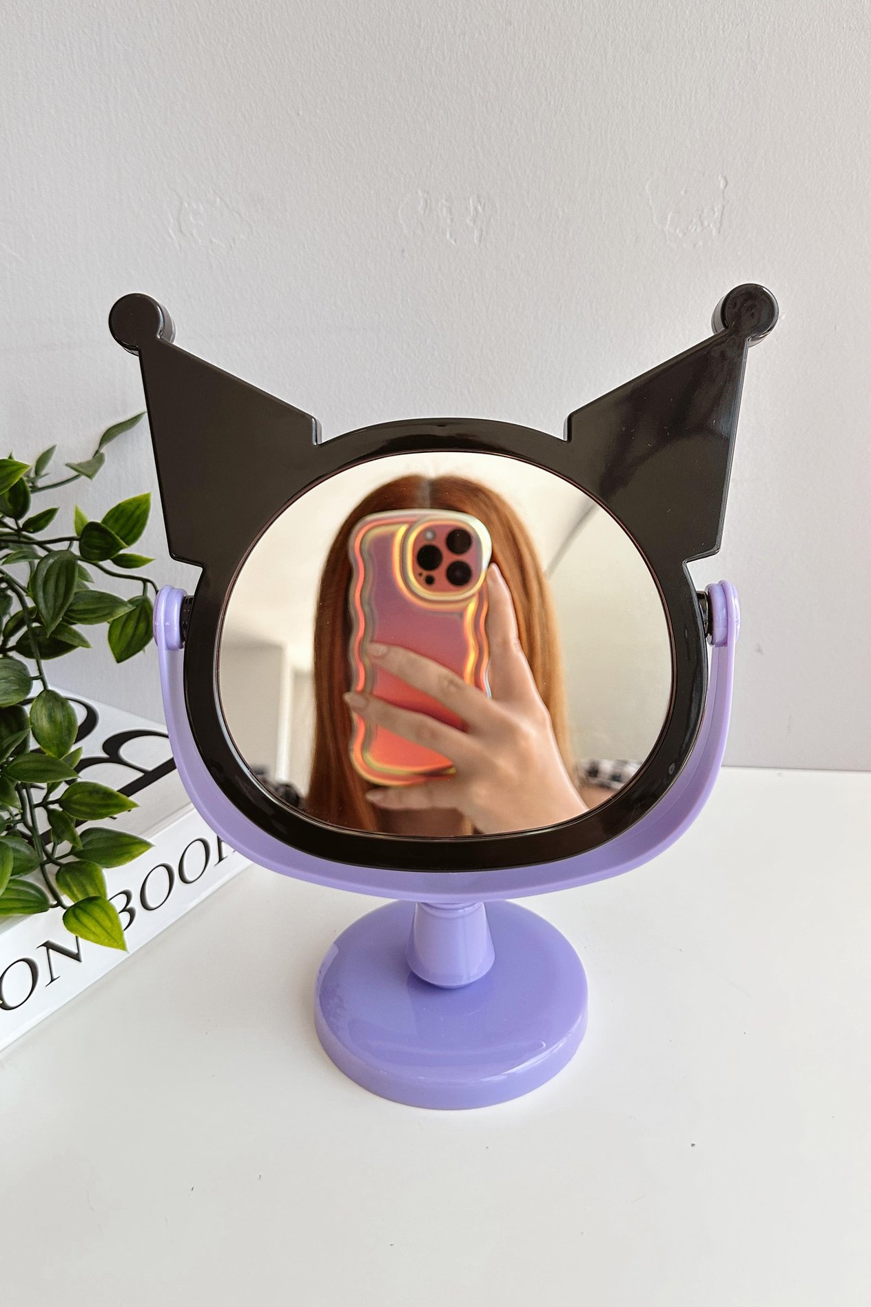 Mor Kuromi Masa Aynası 