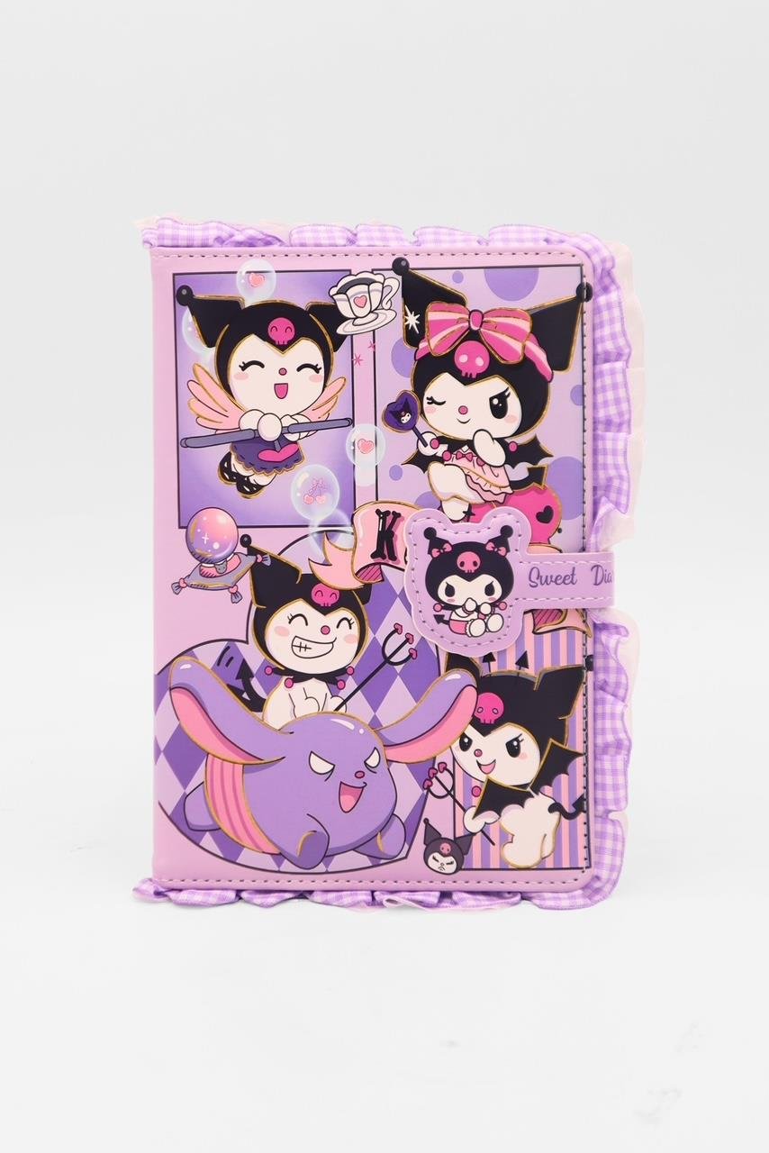 Mor Kuromi Mıknatıs Kapaklı Defter