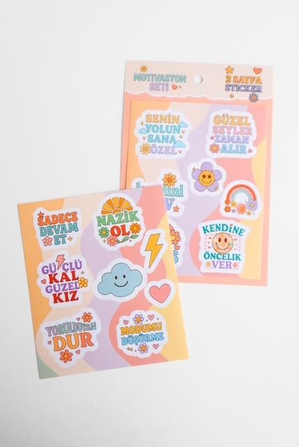 Motivasyon Sheet 2'li Sticker Set 