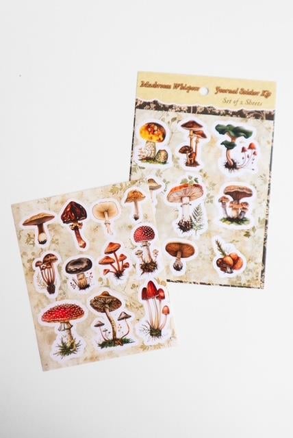Mushroom Whispers Sheet 2'li Sticker Set
