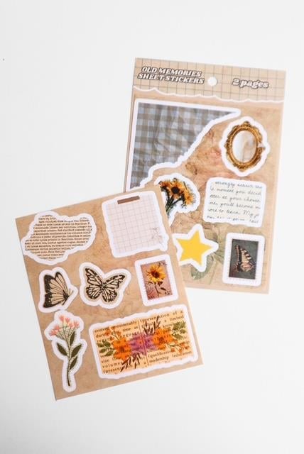 Old Memories Sheet 2'li  Sticker Set 