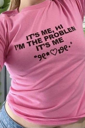 Pembe I'm The Problem Crop