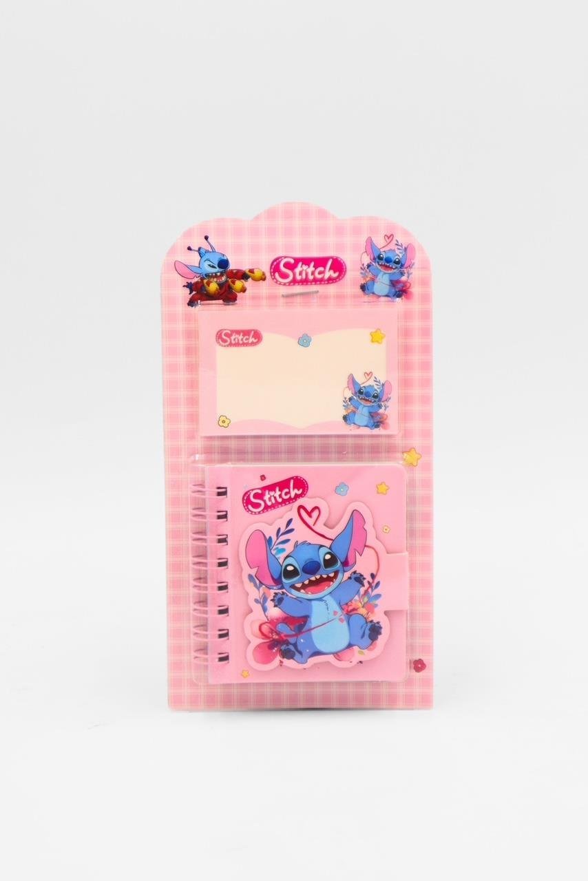Pembe Stitch Not Defteri
