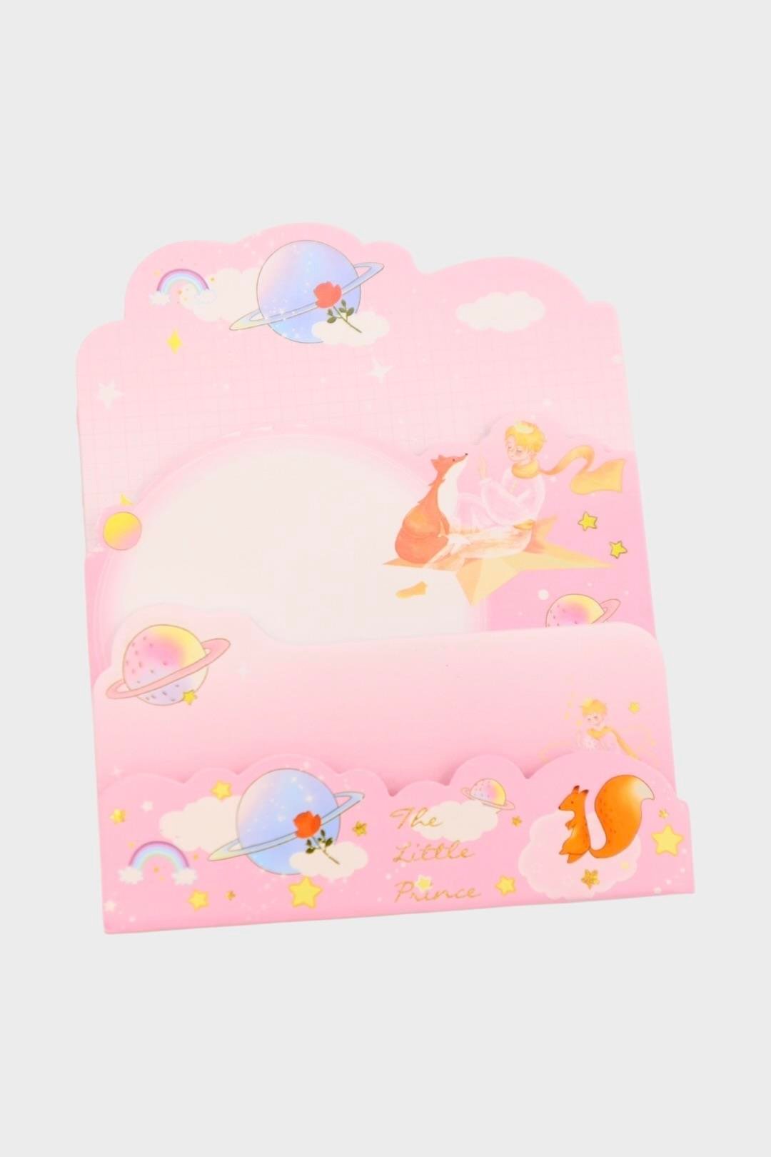 Pembe The Little Prince 3lü Post-it Seti