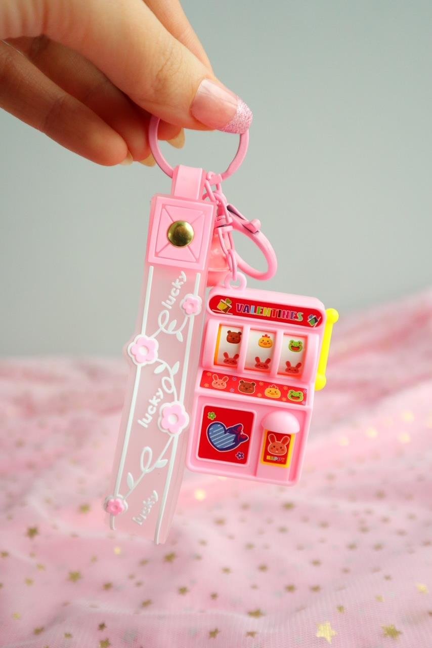 Pembe Valentınes Anahtarlık
