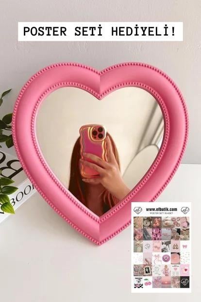 Pink Love Makyaj Aynası 