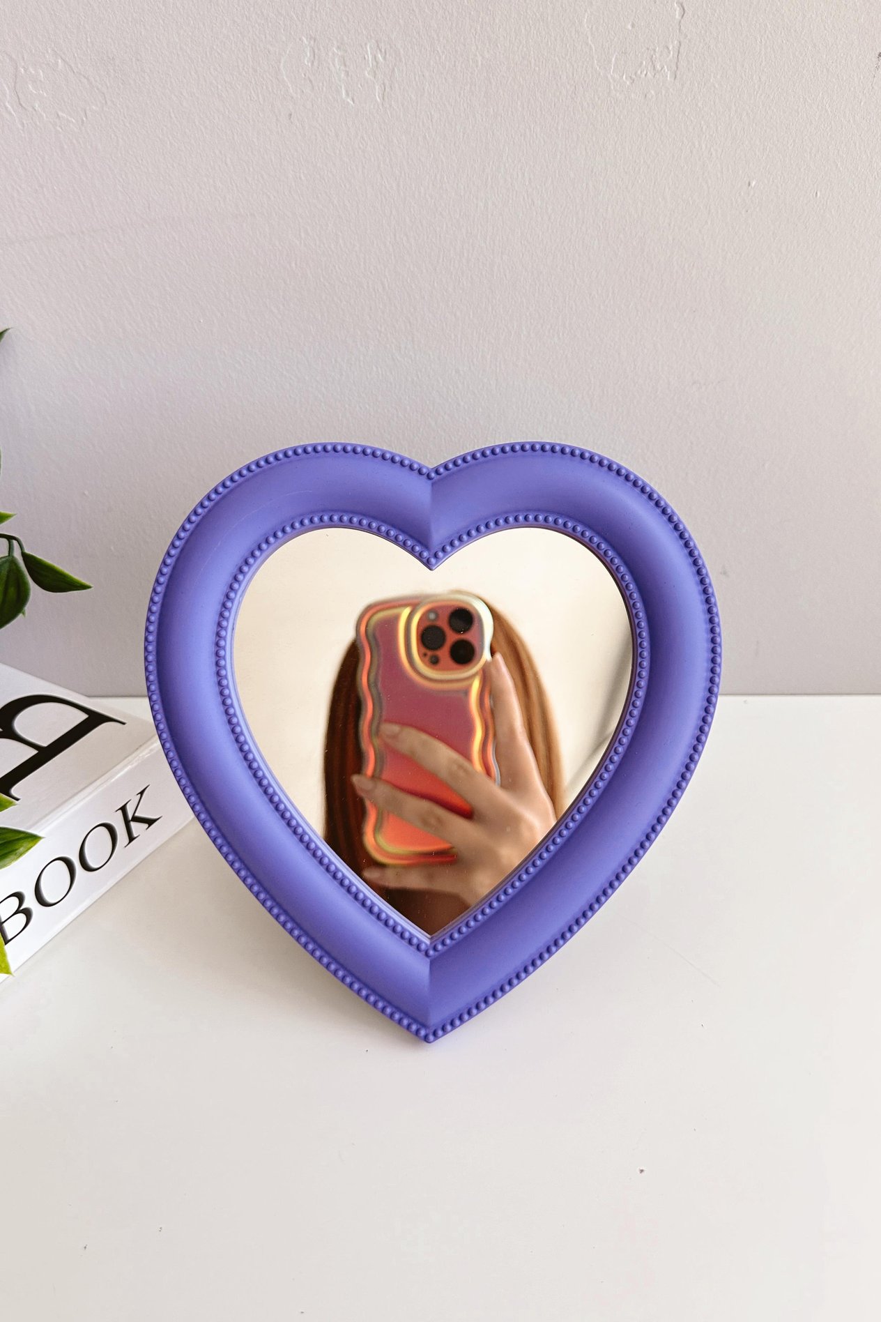 Purple Love Küçük Makyaj Aynası 