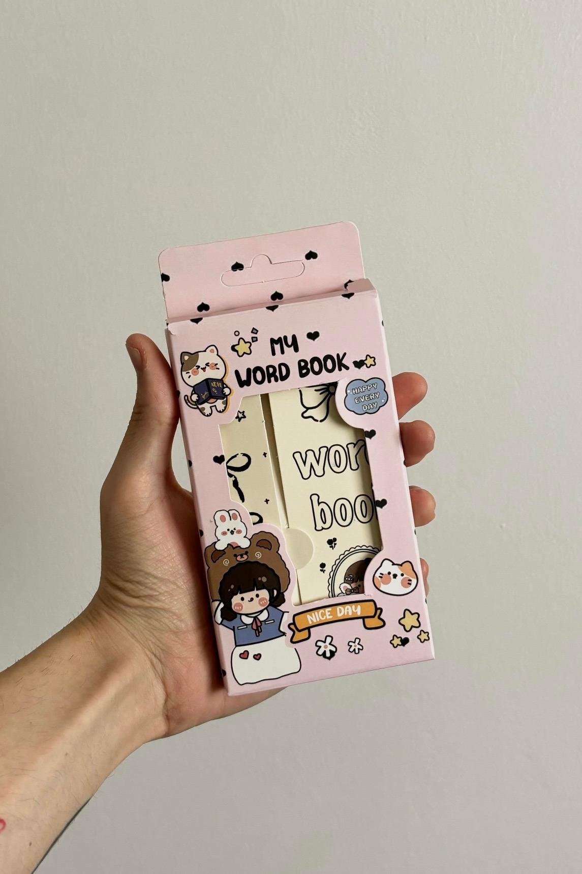 Ribbon Girl Word Book / Kelime Çalışma Defteri