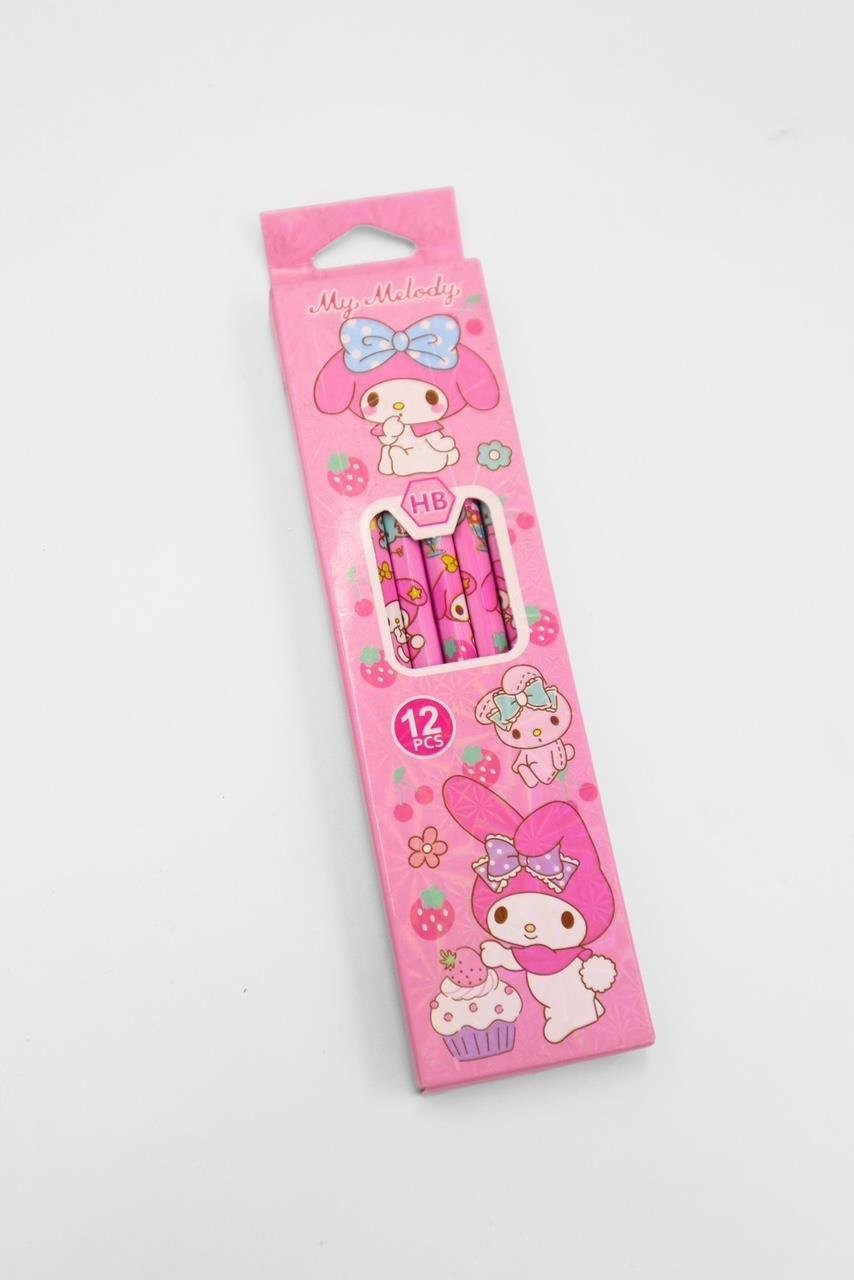 Sanrio Karakterler My Melody  12 li Kurşun Kalem Seti