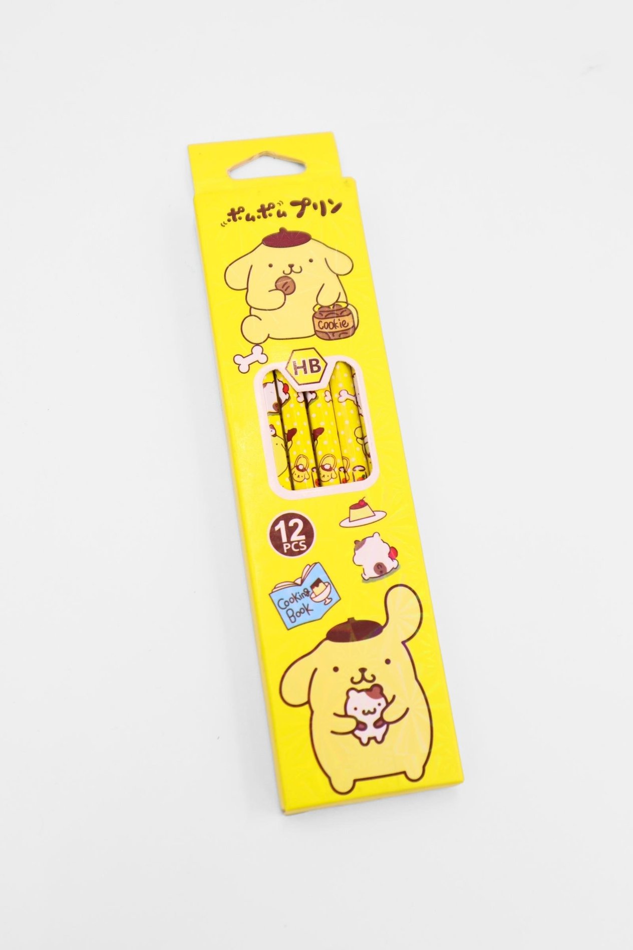 Sanrio Karakterler Pompompurin 12 li Kurşun Kalem Seti