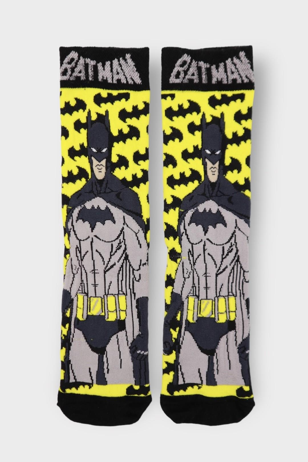 Siyah Sarı Batman Çorap