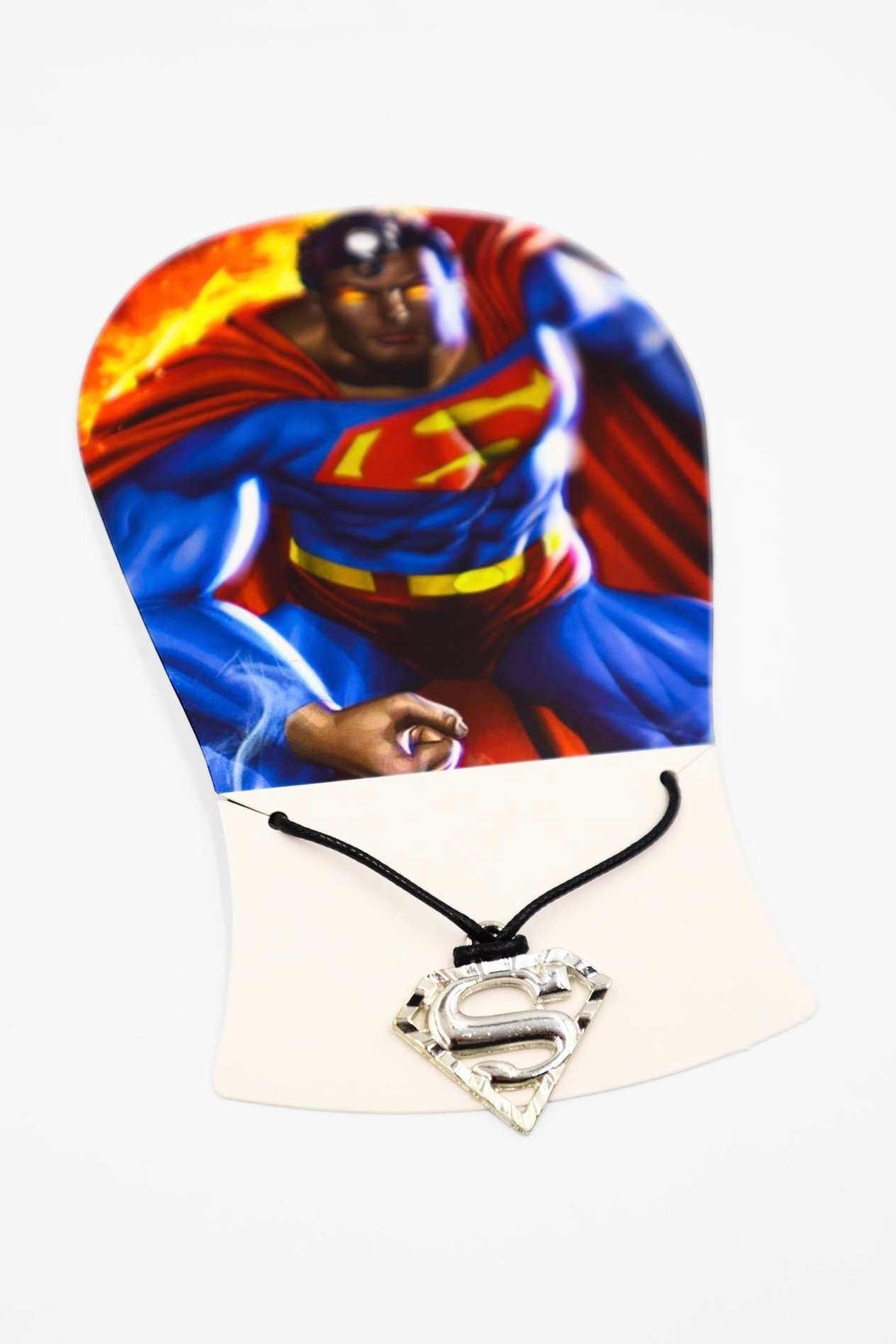 Siyah Superman Kolye 