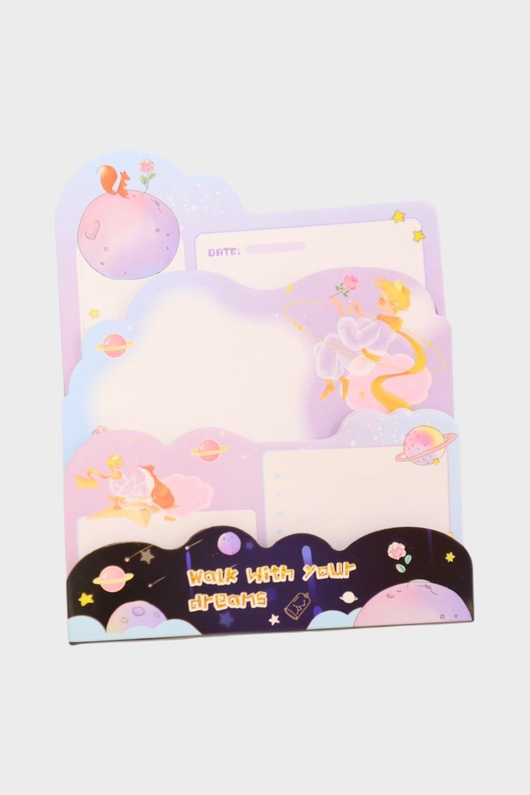 Siyah The Little Prince 3lü Post-it Seti