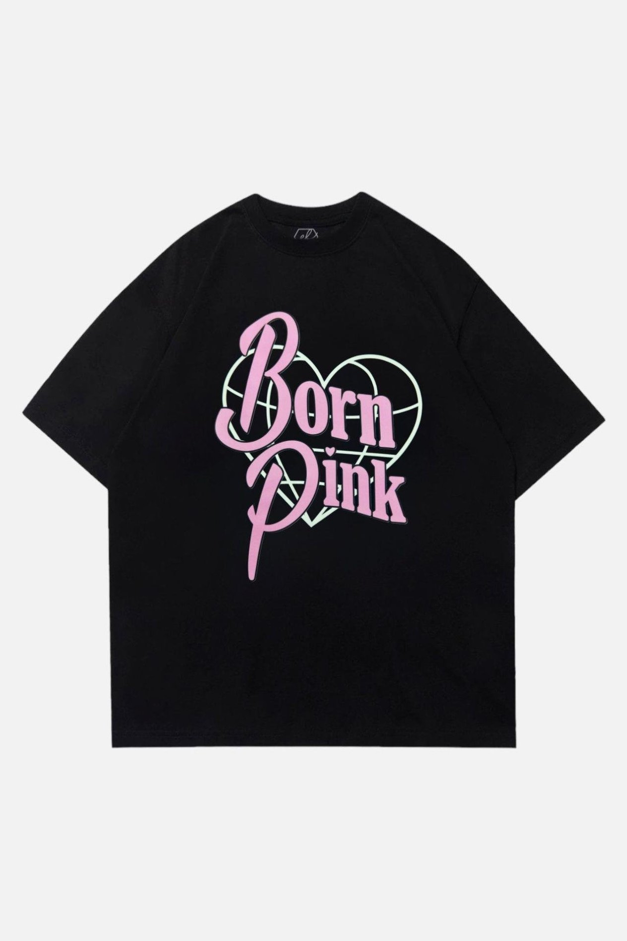 Siyah Unisex Born Pink Heart Blacpink T-Shirt