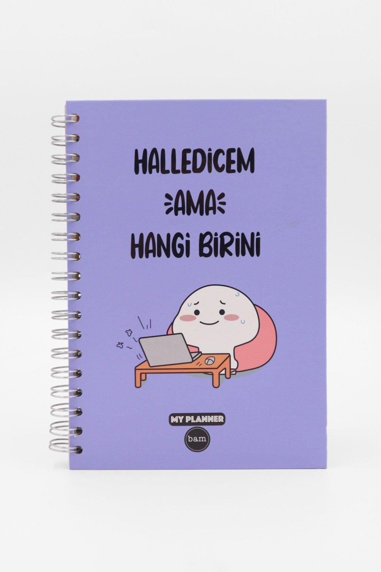 Telli Planlayıcı Defter Ajanda - Halledicem Ama Hangi Biri