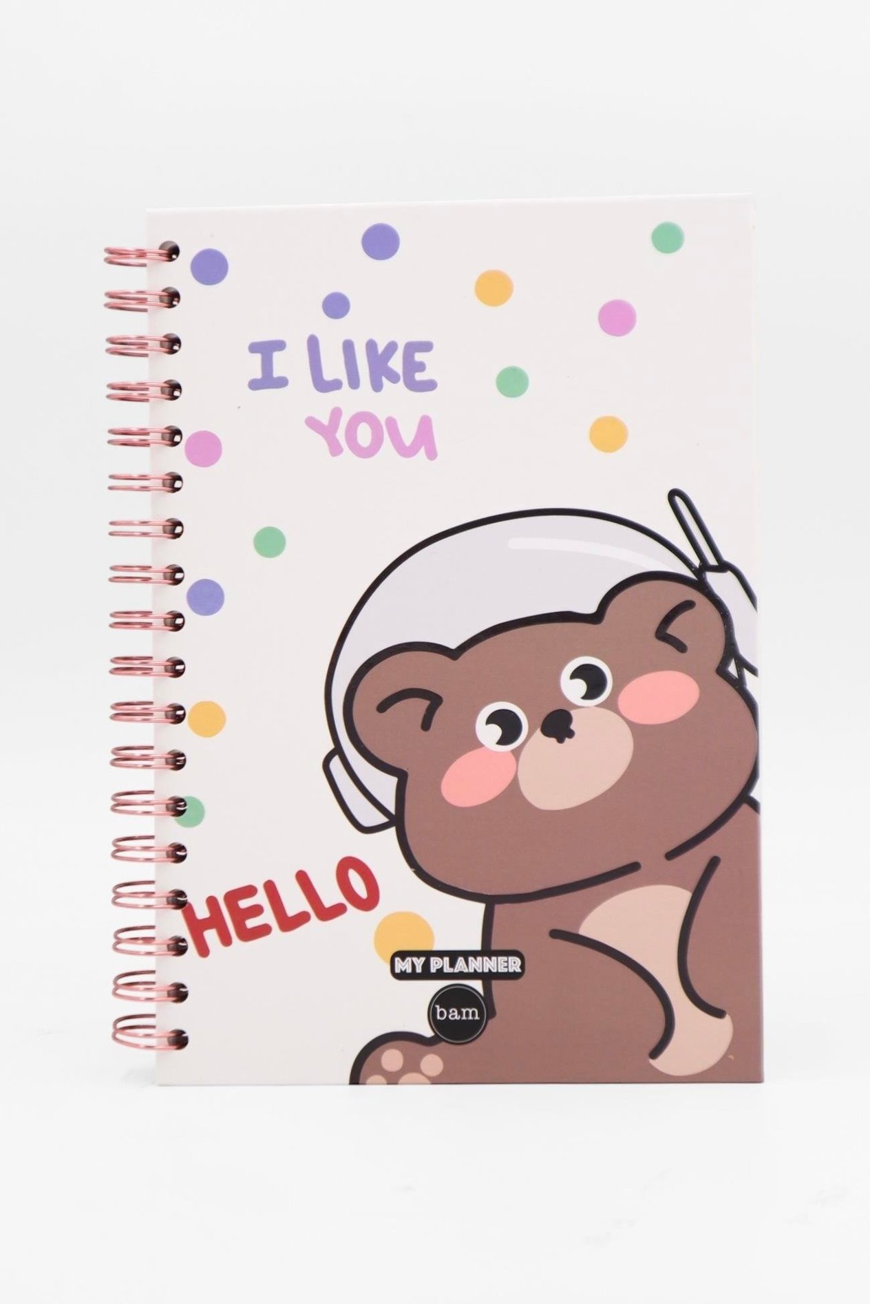 Telli Planlayıcı Defter Ajanda - I Like You 