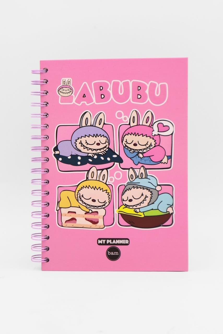 Telli Planlayıcı Defter Ajanda - Labubu 