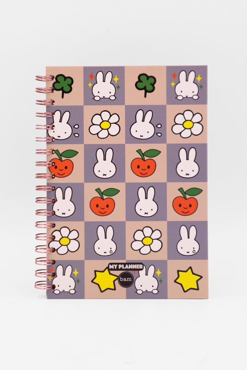 Telli Planlayıcı Defter Ajanda - Miffy 