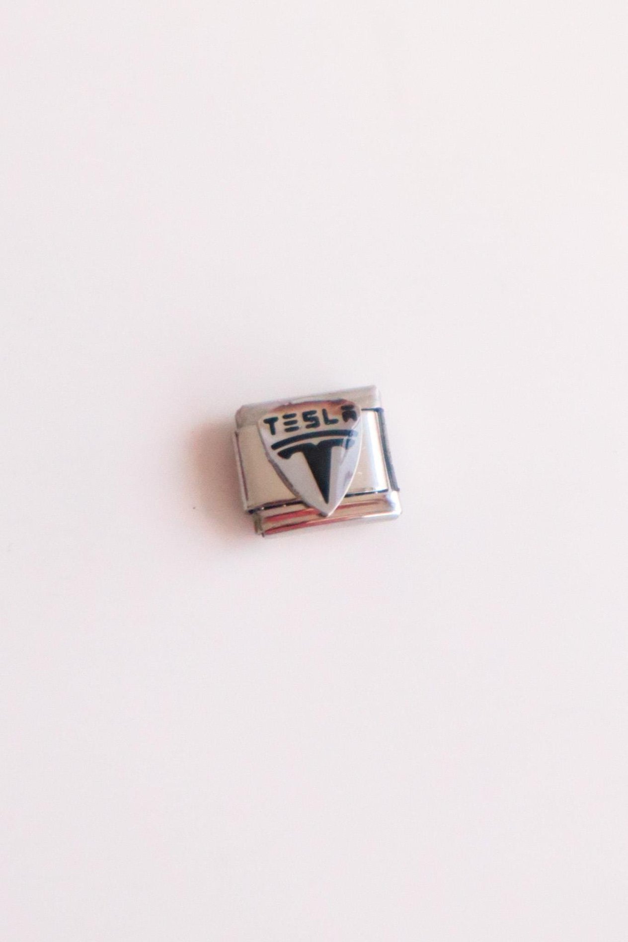 Tesla Logo İtalyan Charm 